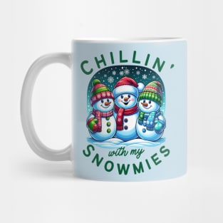 Chillin' With My Snowmies Wintry Wonders Mug